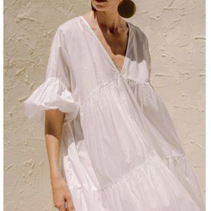 Bird&Kite - Rumi Smock Dress - Cotton White